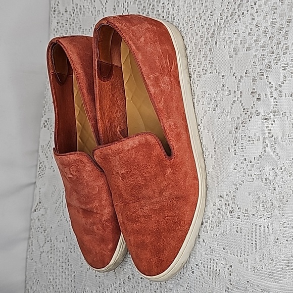 Birdies Swift leather burnt orange slip on loafer flats shoes sz 8 - Picture 2 of 11